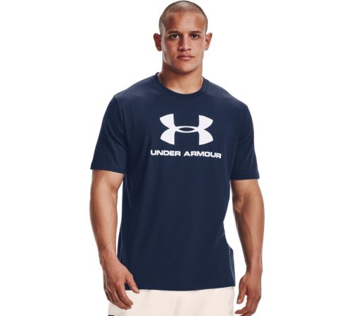 UNDER ARMOUR M SPORTSTYLE LOGO SS navy Férfi póló