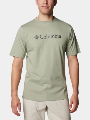 COLUMBIA CSC Basic Logo Short Sleeve Shirt Férfi póló zöld