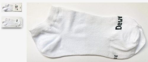 DEVERGO Unisex titok zokni fehér