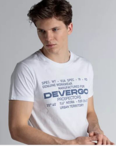 DEVERGO "4021"Férfi póló fehér
