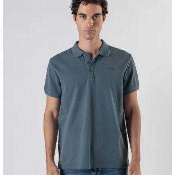 DEVERGO férfi galléros pique póló antracit