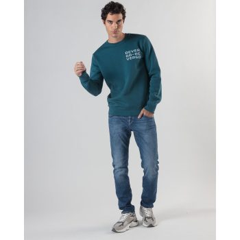 DEVERGO "4083" zöld Férfi pulóver