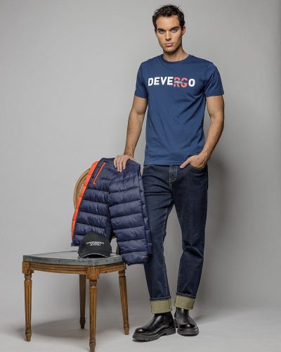 DEVERGO "4043" Férfi póló kék