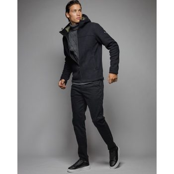 DEVERGO "7019" fekete Férfi kötött kardigán