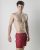 DEVERGO Férfi beachshort piros
