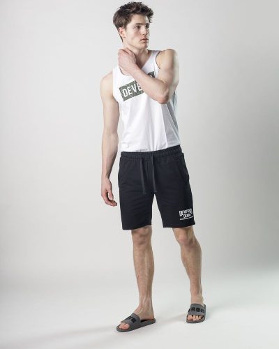 DEVERGO Férfi pamut short fekete
