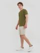 FUNDANGO North Shore Chino Shorts homokszín Férfi rövidnadrág
