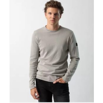 DEVERGO "6008" gray Férfi kötött pulóver