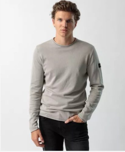 DEVERGO "6008" gray Férfi kötött pulóver