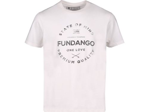 FUNDANGO Basic T Logo-2 T-shirt Férfi póló fehér
