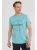 FUNDANGO BASIC T LOGO 4 T-SHIRT aqua blue