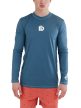 FUNDANGO Manado Long Rashguard kék Férfi póló