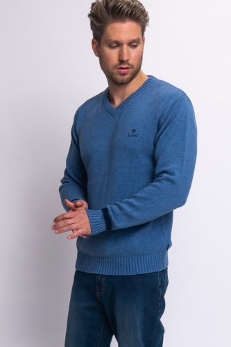 BUDMIL BIAGINO kék Férfi kötött pulóver