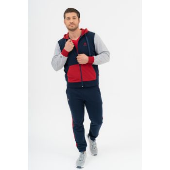 BUDMIL GITANO s.kék-piros Férfi pulóver