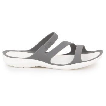 CROCS SWIFTWATER SANDAL smoke/white Női papucs