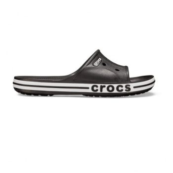 CROCS BAYABAND SLIDE black/white Unisex papucs