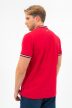 BUDMIL Modern Fitt Galléros póló piros