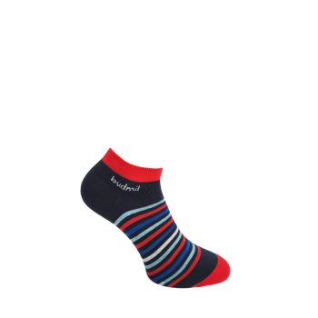 BUDMIL s.kék-csíkos Női Zokni