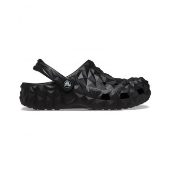 CROCS CLASSIC GEOMETRIC CLOG BLACK Férfi papucs