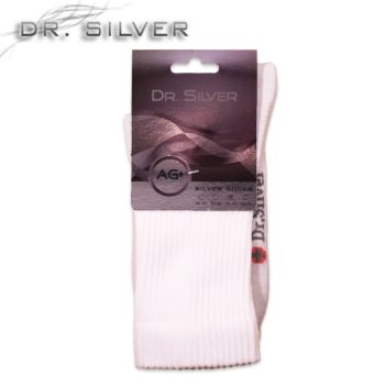 HERBERT DR. SILVER MEDICAL ezüst zokni fehér