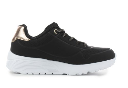 SKECHERS UNO LITE Metallic black Gyerek utcai cipő