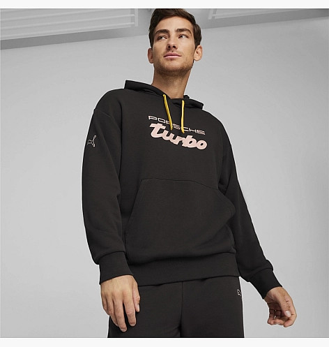 PUMA PL ESS HOODIE black Férfi pulóver