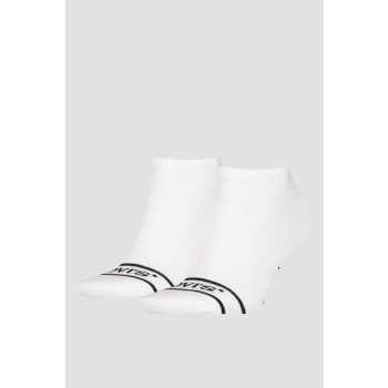 LEVIS LOW CUT SPORT 2P black Unisex zokni fehér