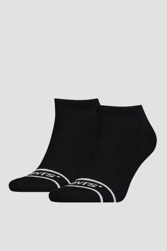 LEVIS LOW CUT SPORT 2P black Unisex zokni