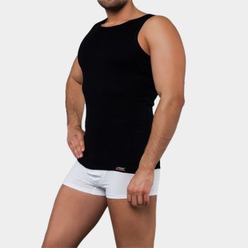 J.PRESS Férfi atléta trikó fekete