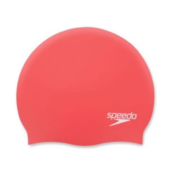 SPEEDO PLAIN MOULDED SILICONE CAP úszósapka piros