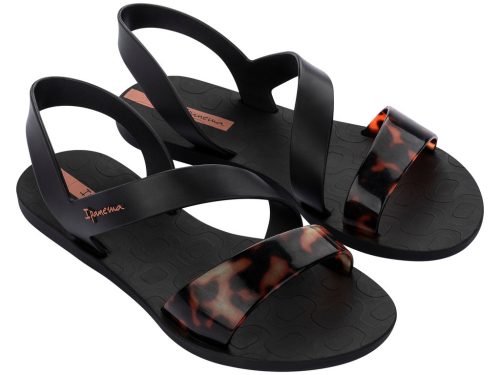 IPANEMA VIBE black/turtle/pink Női szandál