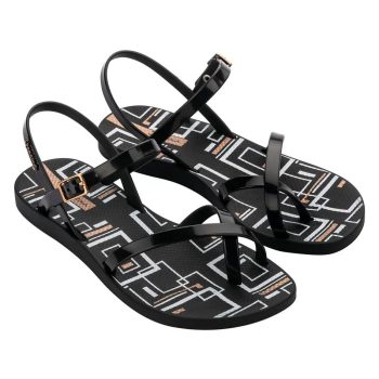 IPANEMA FASHION SANDAL VIII black/white/bronze Női szandál
