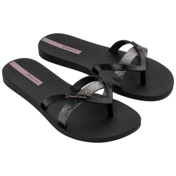 IPANEMA KIREI CHIC black/glitter/purple Női papucs