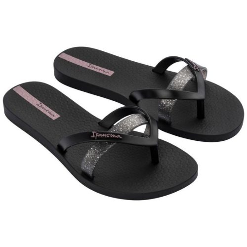 IPANEMA KIREI CHIC black/glitter/purple Női papucs