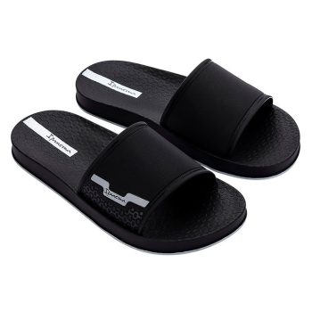 IPANEMA SPORTY black/black/white unisex papucs