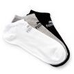 PUMA QUARTER-V 3P grey-white-black unisex zokni