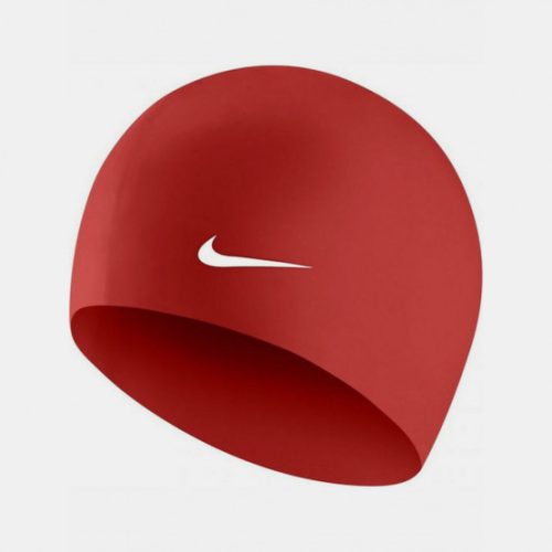 NIKE SILICON CAP red Úszósapka