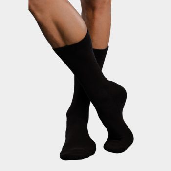 J.PRESS THERMO Zokni plüss talprésszel fekete