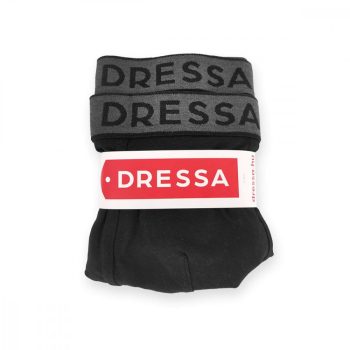 Dressa 132 pamut férfi boxeralsó - fekete 