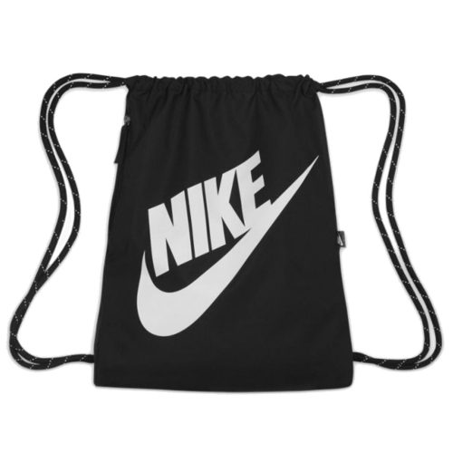 NIKE HERITAGE DRAWSTRING BAG (13L) black Tornazsák