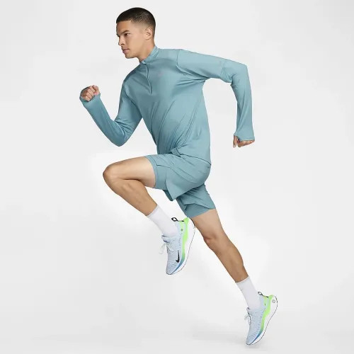 NIKE ELEMENT M DRI-FIT green Félig cipzáras Férfi Futófelső