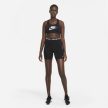 NIKE Dri-FIT Swoosh Medium-Support Graphic black Női Sportmelltartó
