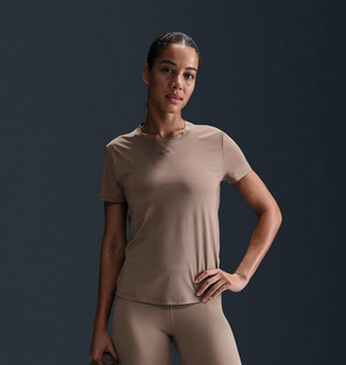 NIKE ONE CLASSIC W DRI-FIT bronz Női Training Felső