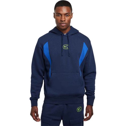 NIKE NSW SW AIR PO HOODY FLC BB navy Férfi pulóver