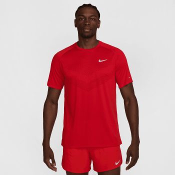 NIKE STRIDE MEN'S DRI-FIT red Férfi póló