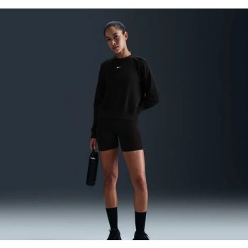 NIKE W NK ONE DF CREW HBR TT black Női pulóver