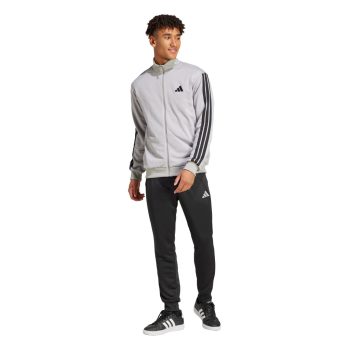 ADIDAS M 3S FT TT TS grey/black Férfi szabadidőruha