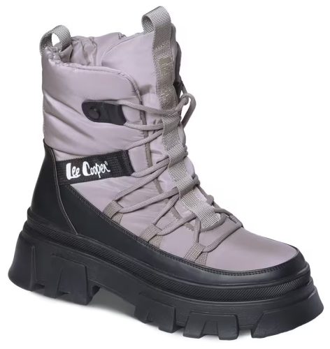 LEE COOPER l.brown/black Női bakancs