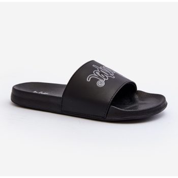 LEE COOPER LCW-24-42-2485M black/grey Férfi papucs