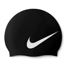 NIKE SILICON CAP BIG LOGO black Úszósapka